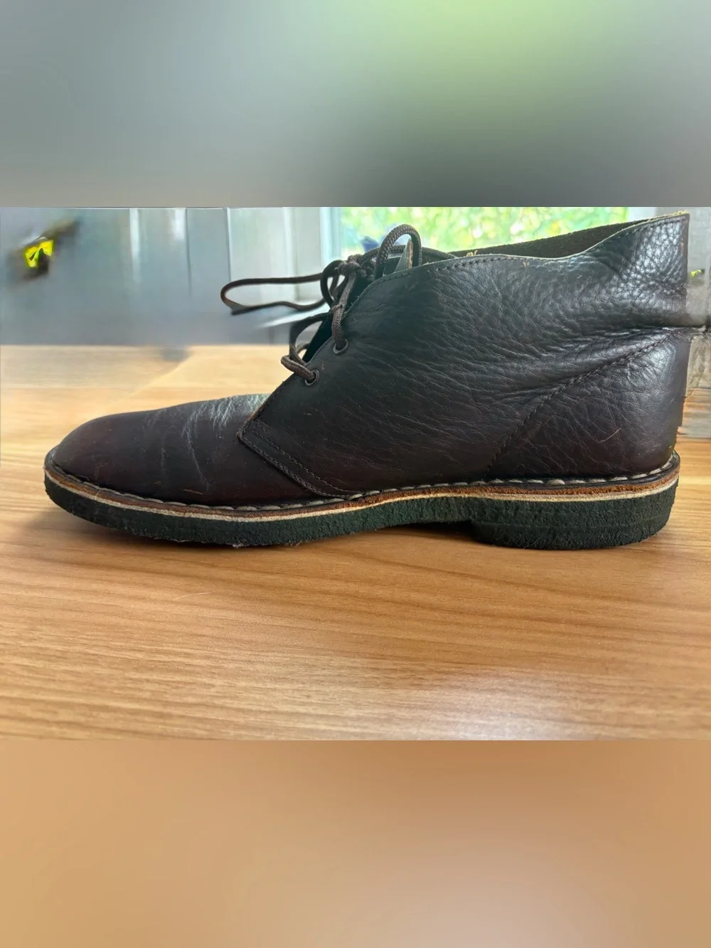 Clarks Originals New Indies 67733 Men’s 10 M Brown Leather Chukka Crepe Boots
